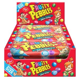 Flix Fruity Pebbles Candy Coated Chewy Bites 3.75oz 12ct